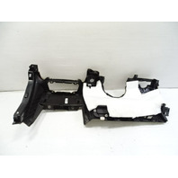 Mercedes X166 GL450 trim, dash lower panel, knee bolster, left front, beige, 1666801687