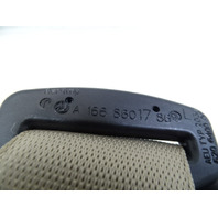 Mercedes X166 GL450 seat belt, left rear, 3rd row, beige, 1668601786