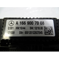 Mercedes X166 GL450 switch, heater AC climate control, 1669007008