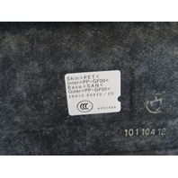 Lexus GX460 cover, rear floor carpet trim board, black 58410-60010