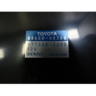 Lexus LX470 module, a/c amplifier temperature control, rear, 88650-60360