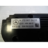 Mercedes R172 SLK350 SLK250 switch, heater a/c climate control 1729002403