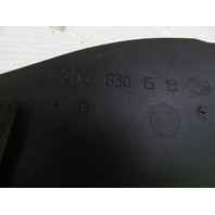 Mercedes W209 CLK55 trim, air duct hood cowl, left front, 2038301513