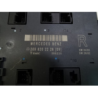 Mercedes W209 CLK55 module, door, right front, 2098202226