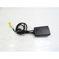Mercedes W209 CLK55 seat belt buckle, front left / right, 2038602669, black