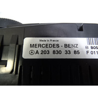 Mercedes W209 CLK55 switch, heater a/c climate control, 2038303385