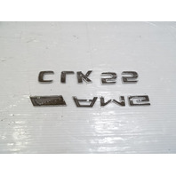 Mercedes W209 CLK55 emblem set, on trunk lid CLK55 AMG