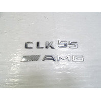 Mercedes W209 CLK55 emblem set, on trunk lid CLK55 AMG