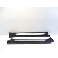 Mercedes R230 SL55 SL500 trim set, door step sills, AMG logo, 2306800335 2306800435