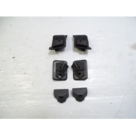 Mercedes R230 SL55 SL500 trunk lid striker stop adjuster set, 2307500126, 2307500226 black/gray