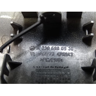 Mercedes R230 SL55 SL500 cover, jack hole, 2306980930, left front cubanite silver