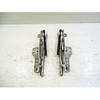 Mercedes R230 SL55 SL500 hood hinge set, left/right 2308800228, 2308800128, cubanite silver