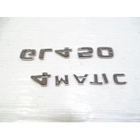 Mercedes X166 GL450 emblem set, on trunk lid GL450 4Matic