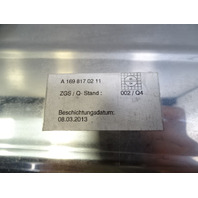 Mercedes X166 GL450 bracket, license plate, rear, 1698170211