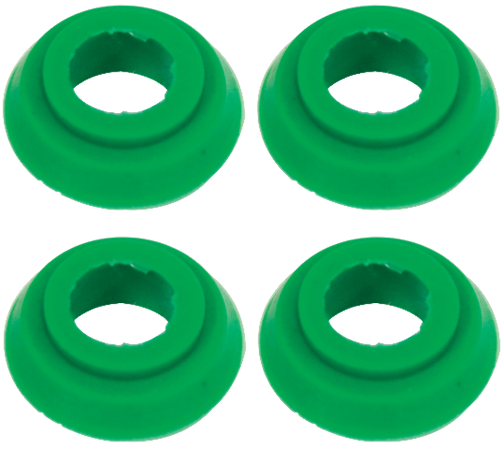 EMPI 16-5138 Urethane Link Pin Grease Seals (4-Pack) For VW Bug, Dune Buggy, Ghia, Trike – Front Axle