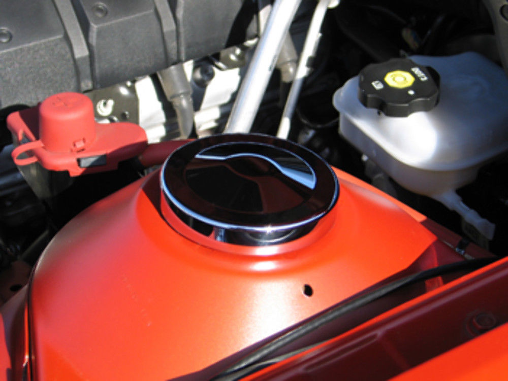 Pirate Mfg CA0017SC 201013 Camaro Smooth Chrome Billet Strut Tower Cap