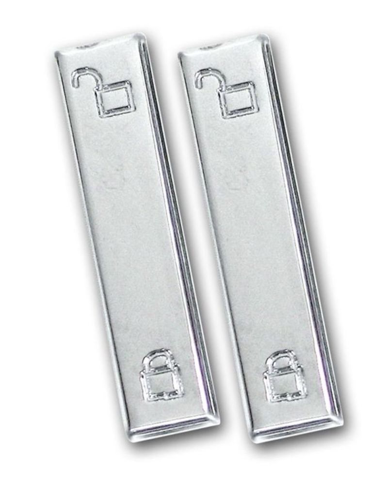 Pirate Mfg MU0027SC Chrome Billet Door Lock Covers, Fits Ford 200514