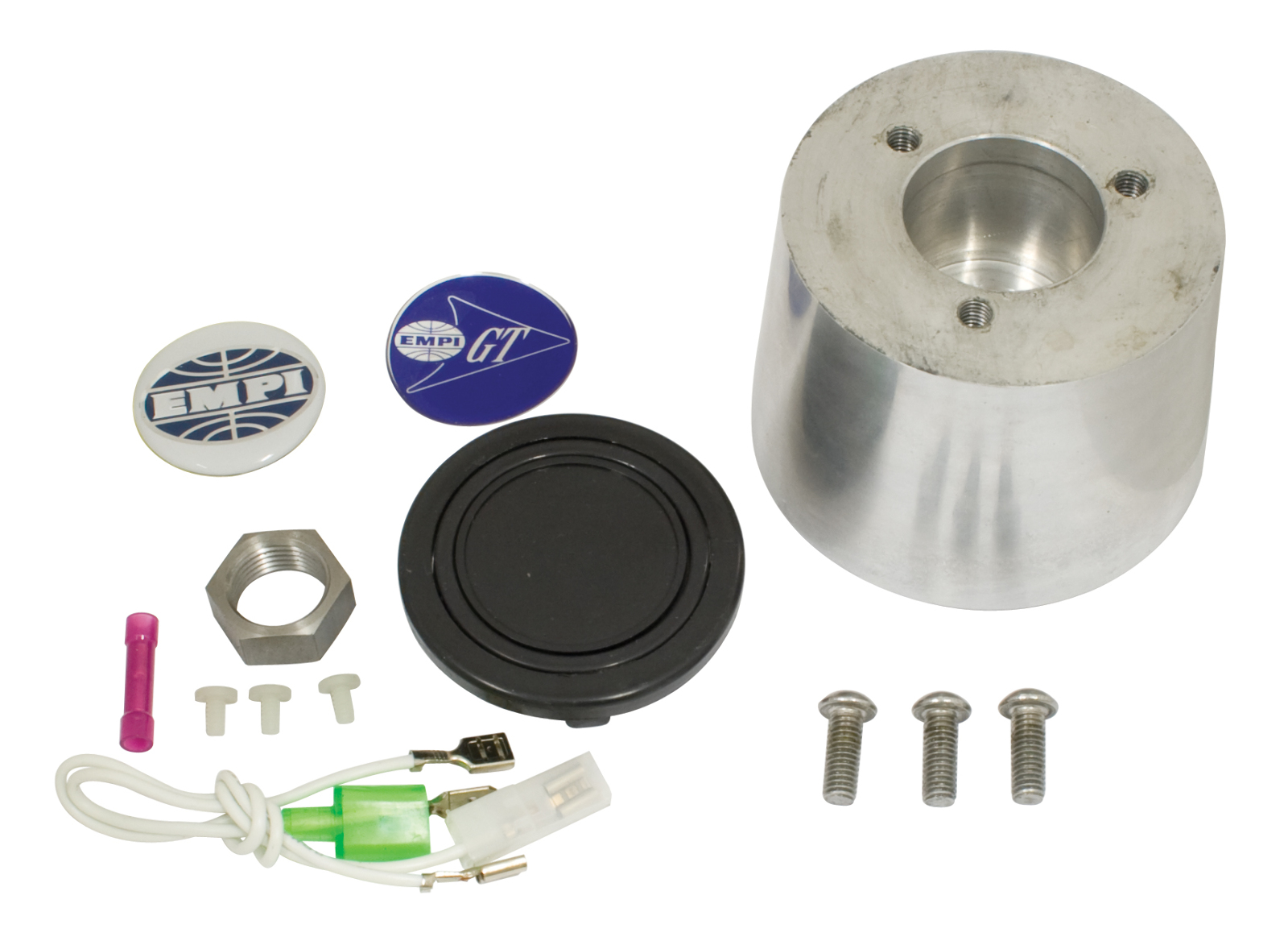 Steering Wheel Boss Kit, 3Bolt Mount w/ 40 Splines, Fits Type 1/Ghia