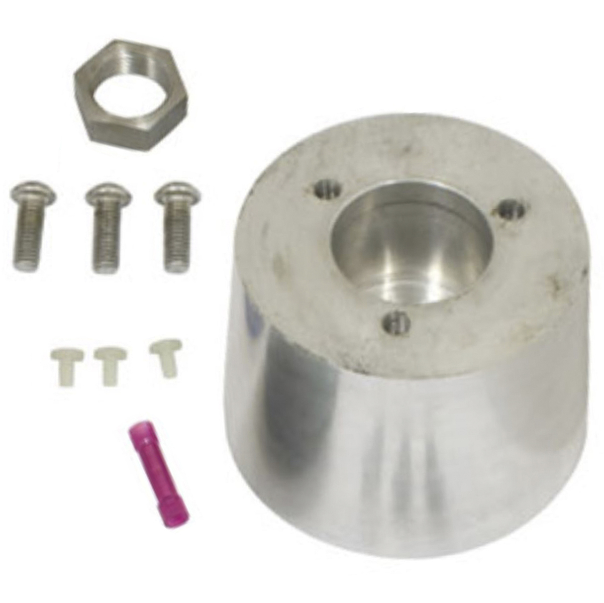 Steering Wheel Boss Kit, 3Bolt Mount w/ 40 Splines, Fits Type 1/Ghia 6074 1/2, Type 3 6171