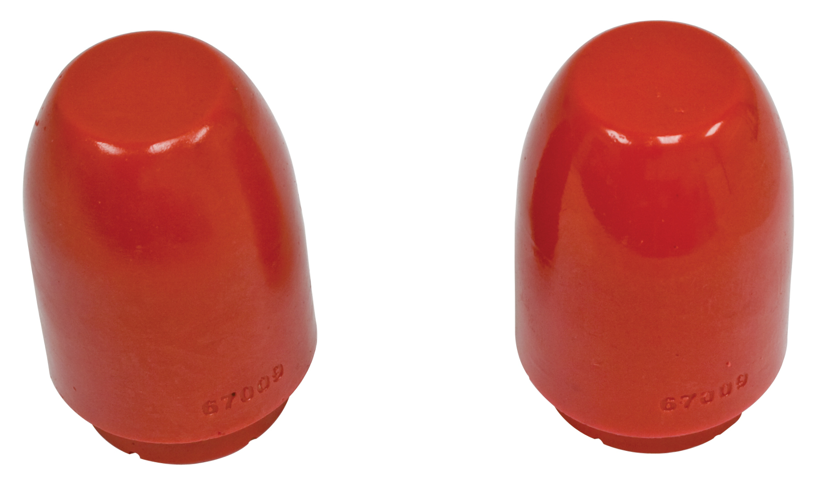 Rear Suspension Bump Stop, Type 1/3, Pair, Red, Compatible with VW
