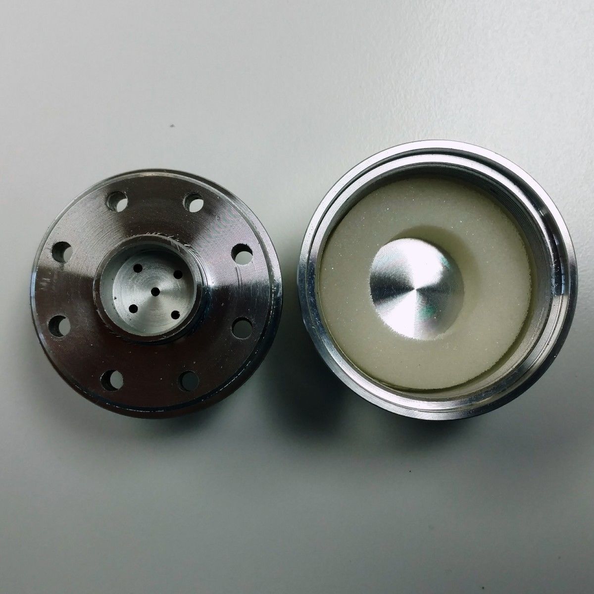 Hot Rod Polished Billet Aluminum Valve Cover Breather Kit W/ Grommet