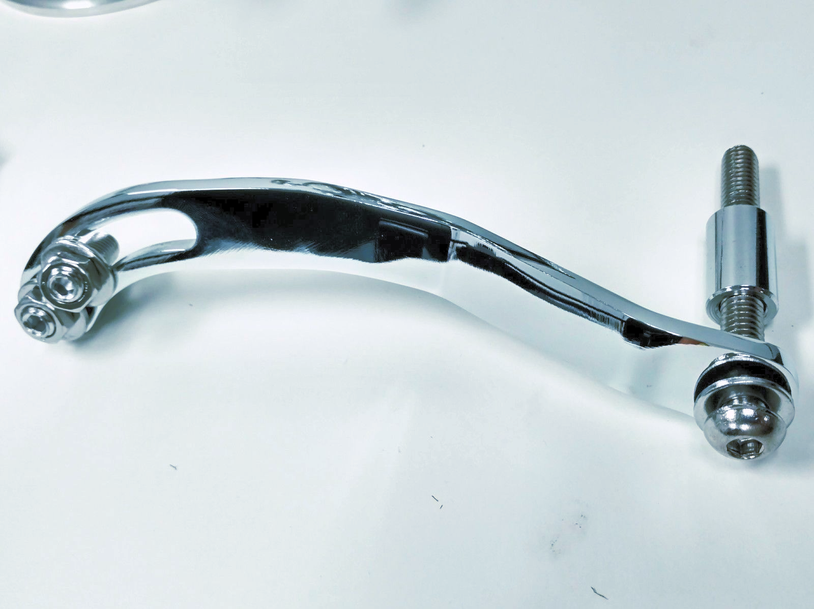 SBC Chevy Chrome Saginaw Style Power Steering Pump w/ Bracket & Chrome