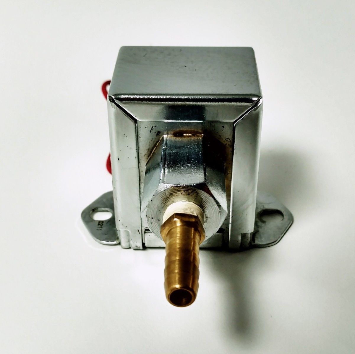 Universal Chrome Square Electric Fuel Pump 47 PSI Hot Rat Street Rod