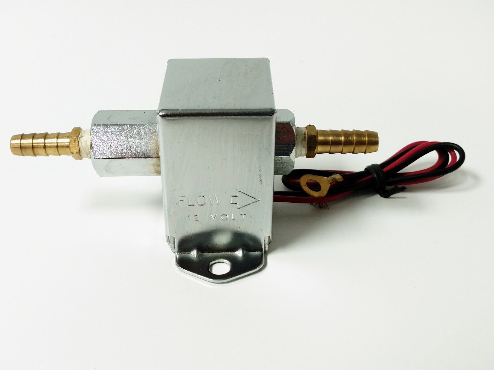 Universal Chrome Square Electric Fuel Pump 4 7 Psi Hot Rat Street Universal Chrome Square Electric Fuel Pump 4 7 Psi Hot Rat Street Rod Buggy