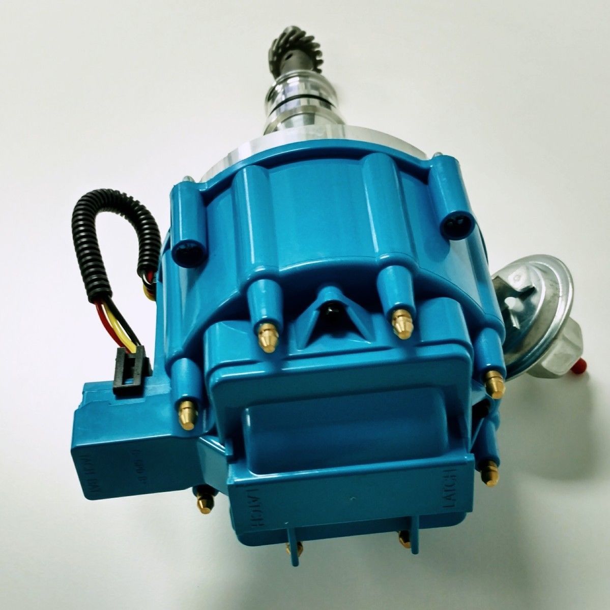 SB Ford Small Block SBF 351W Blue HEI 65K Distributor One Wire 5.8L