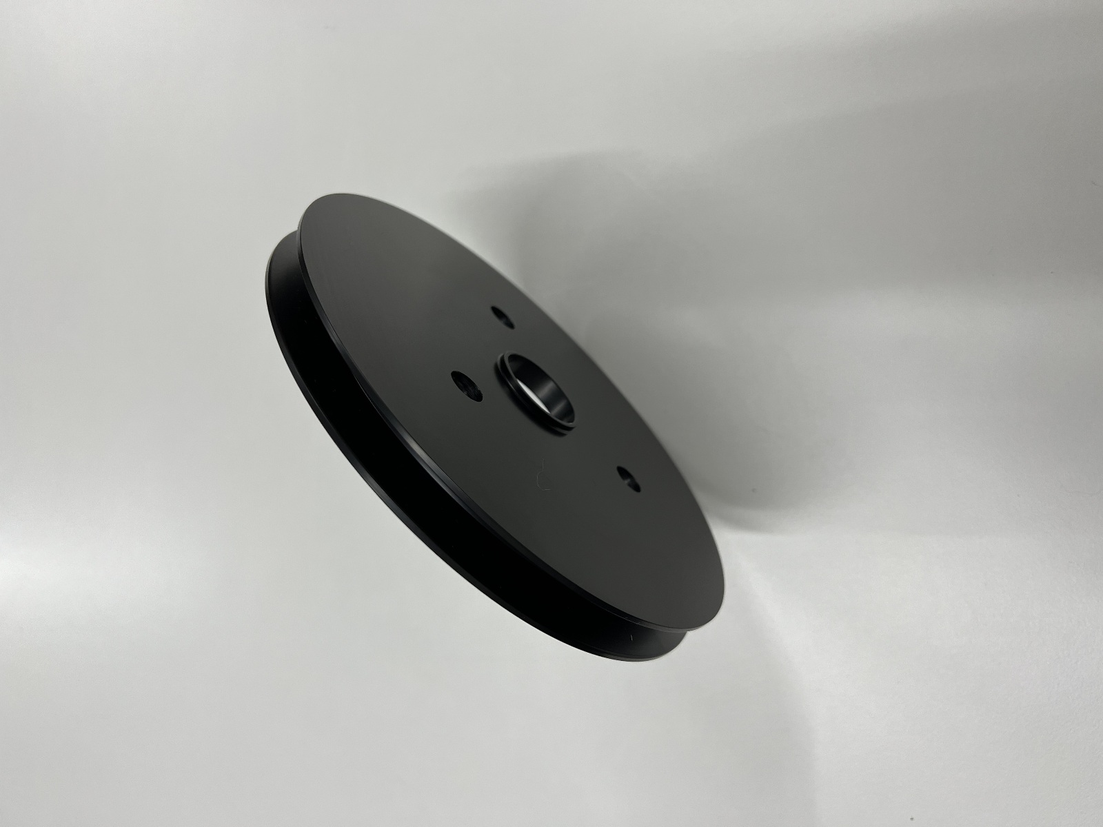 SBC Chevy 283350 Aluminum SWP 1 Groove Crankshaft Water Pump Pulleys