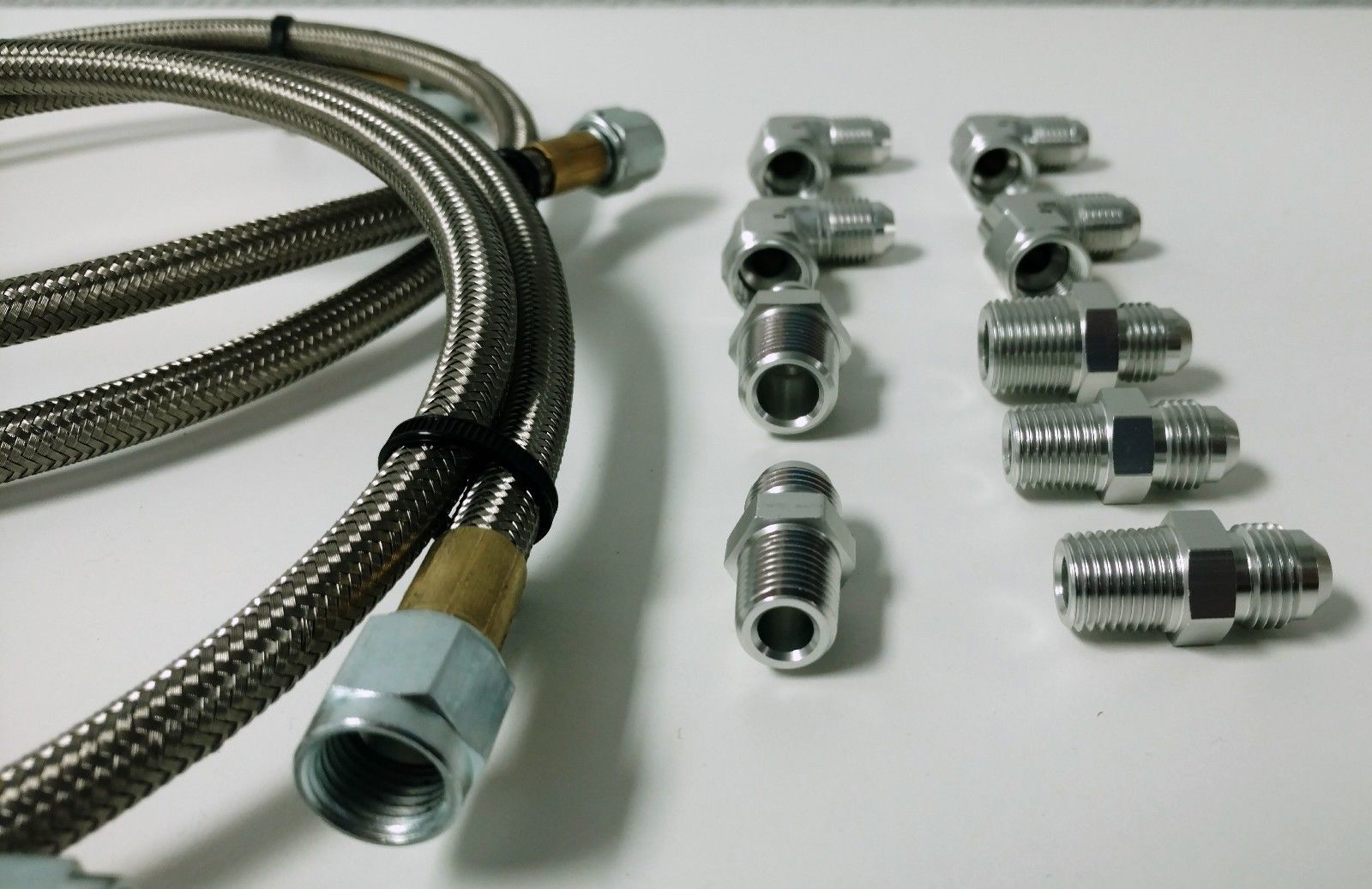 Transmission Cooler 48" Hose Kit Single / Dual Pass Flexible