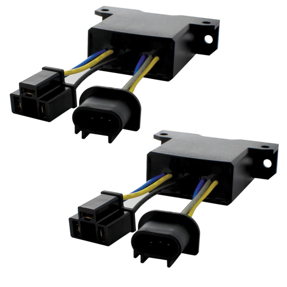 (2) LED Headlight PWM Anti Flicker Module & Adaptor 20072017 Jeep