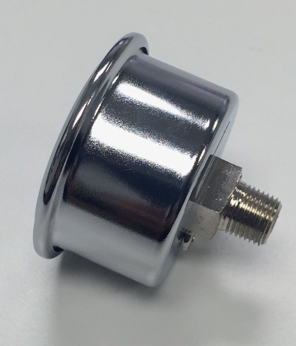 Single Feed Chrome Fuel Line Edelbrock Carter 3//8/" NPT Inlet