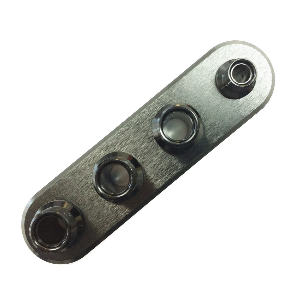 LOSTAR Billet Aluminum 4 Port Bulkhead Fitting For Air Conditioning Line//Heater Hose