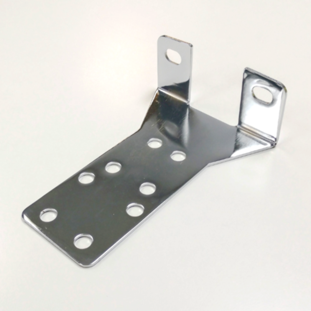 Universal Chrome Proportioning Valve Bottom Mount Bracket Hot Rod Chevy