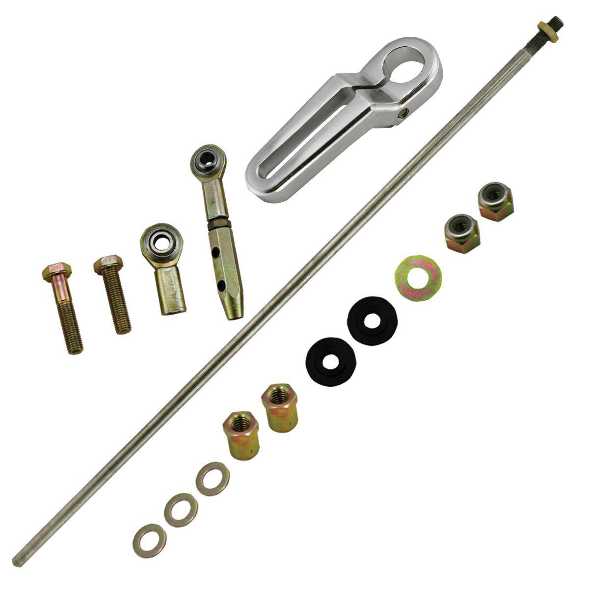 Column Linkage Shift Kit, Machined Aluminum, Compatible with Ford C4