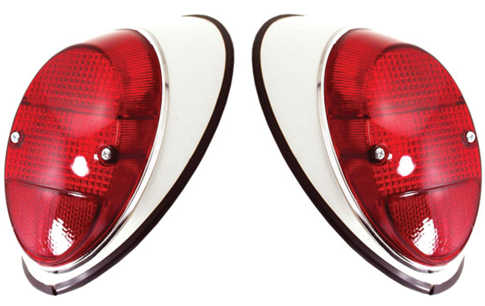 Tail Light Assemblies, Right & Left, Pair, VW Bug 19621967 111 945 096