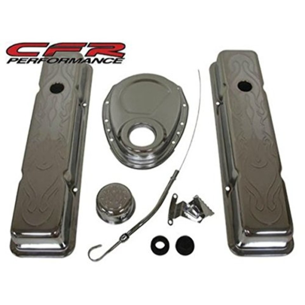 195886 Chevy Small Block 283305327350 Chrome Steel (Short) Engine