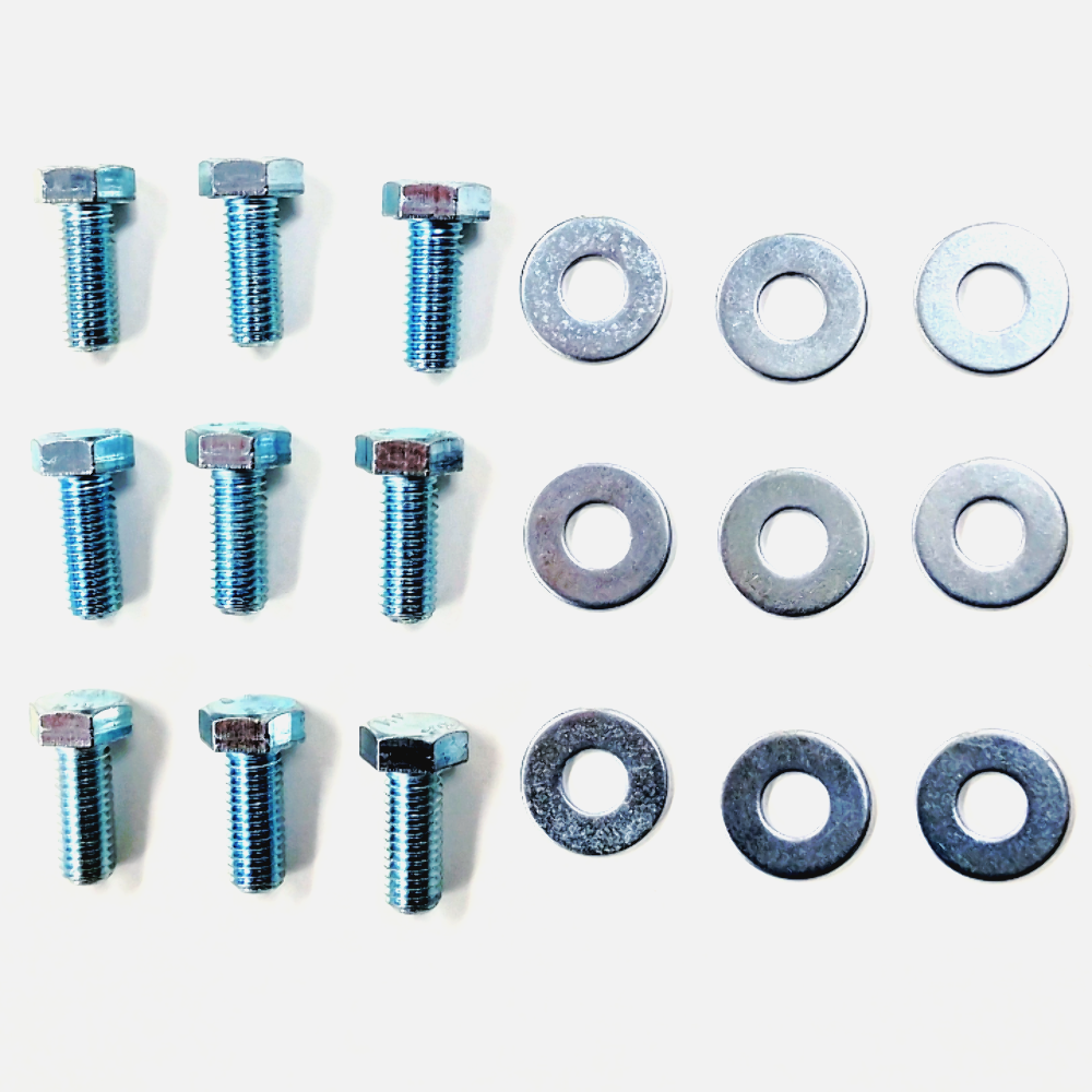 Fender Bolt Kit, Front, Compatible with VW 19481979 Volkswagen Beetle