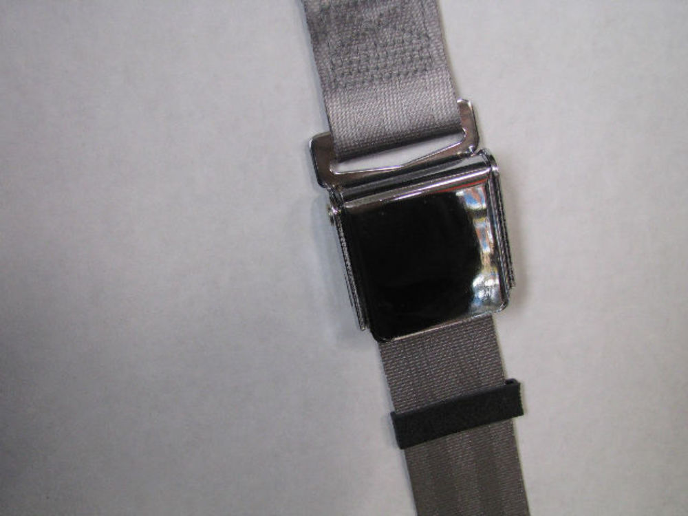 VW BUG BEETLE AIR COOLED, 2 Point Aviation Style Lap Seat Belt, SILVR