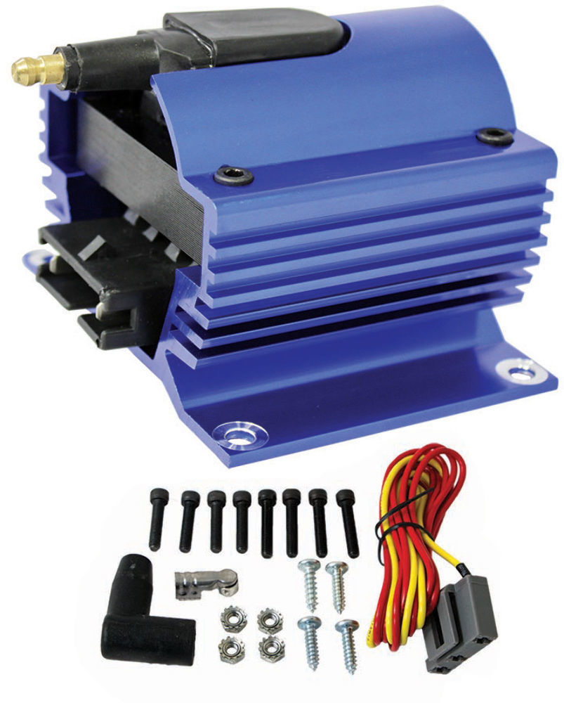 Blue Universal 12 Volt External Ignition Coil ECore Coil 50K Volt SB