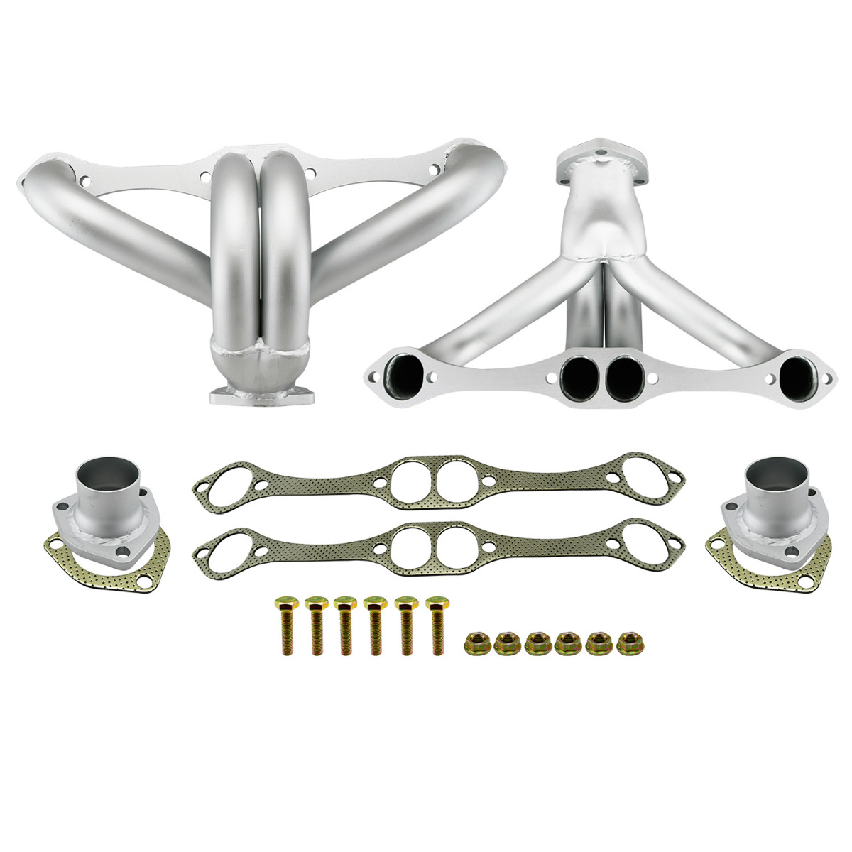 SBC Small Block Chevy Hugger Headers Ceramic Coated 283 305 350 400