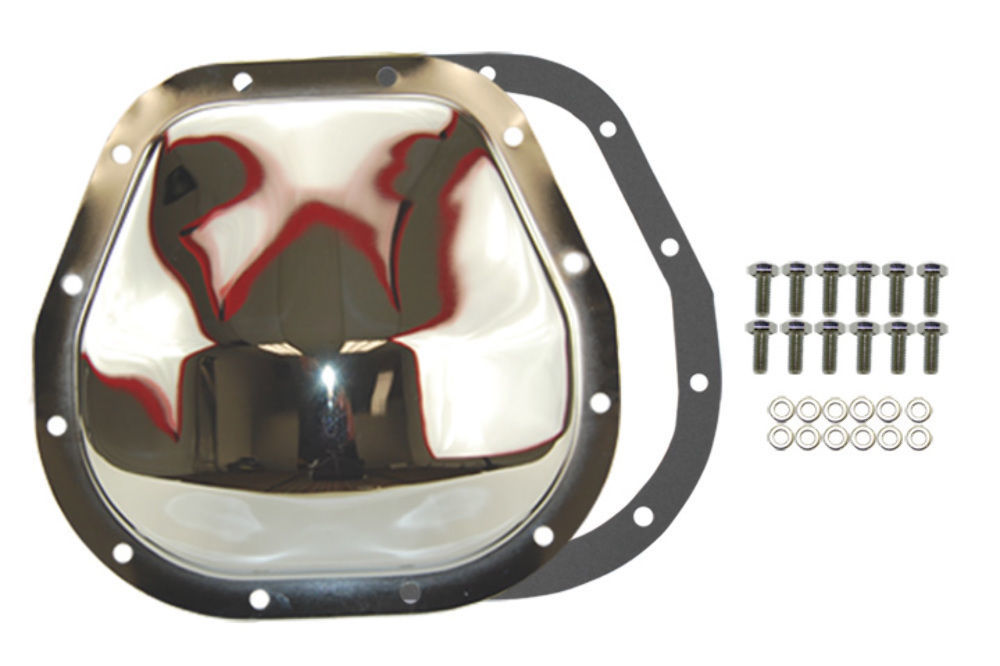 Chrome Steel Ford 12Bolt 10.5" RG Differential Cover Ford F100 F150