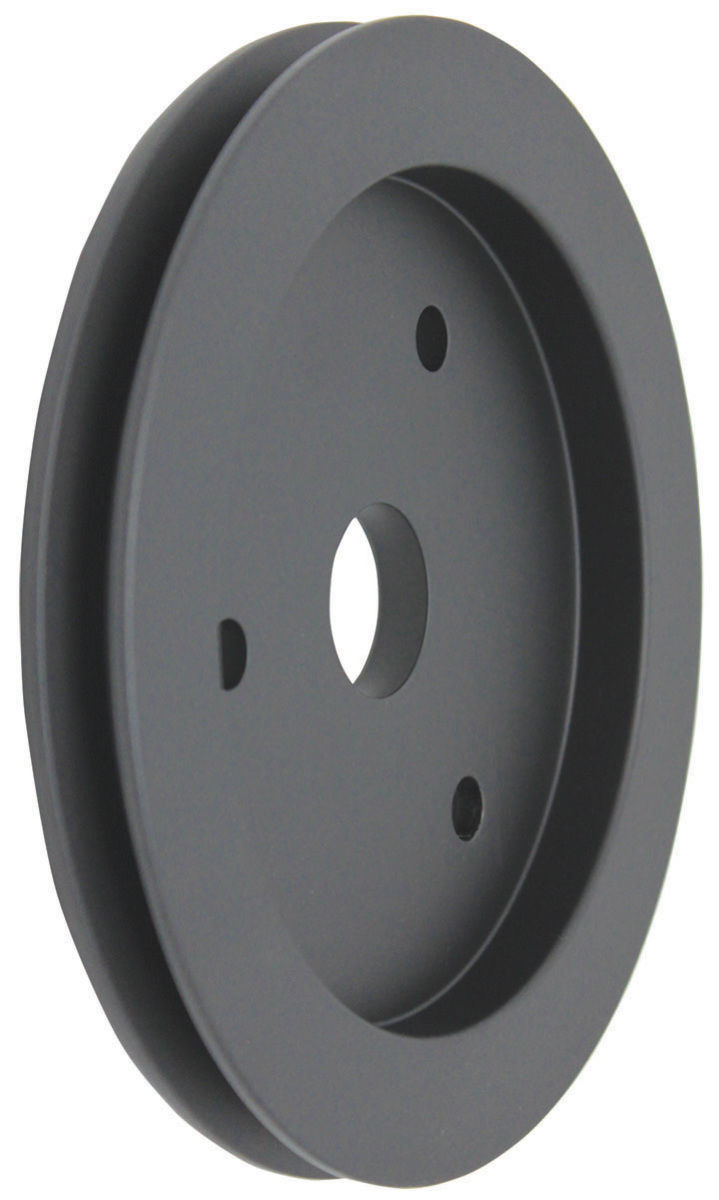 BBC Chevy 396454 Black Aluminum SWP Single Groove Crankshaft Pulley