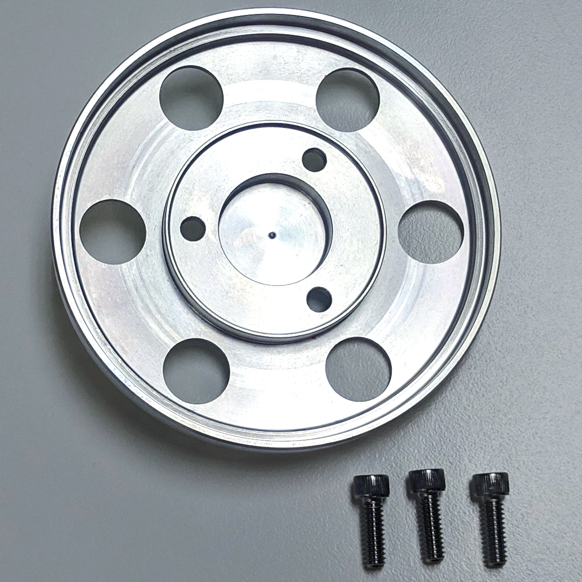 Machined Aluminum Sanden 508 Style A/C Air Compressor Clutch Cover