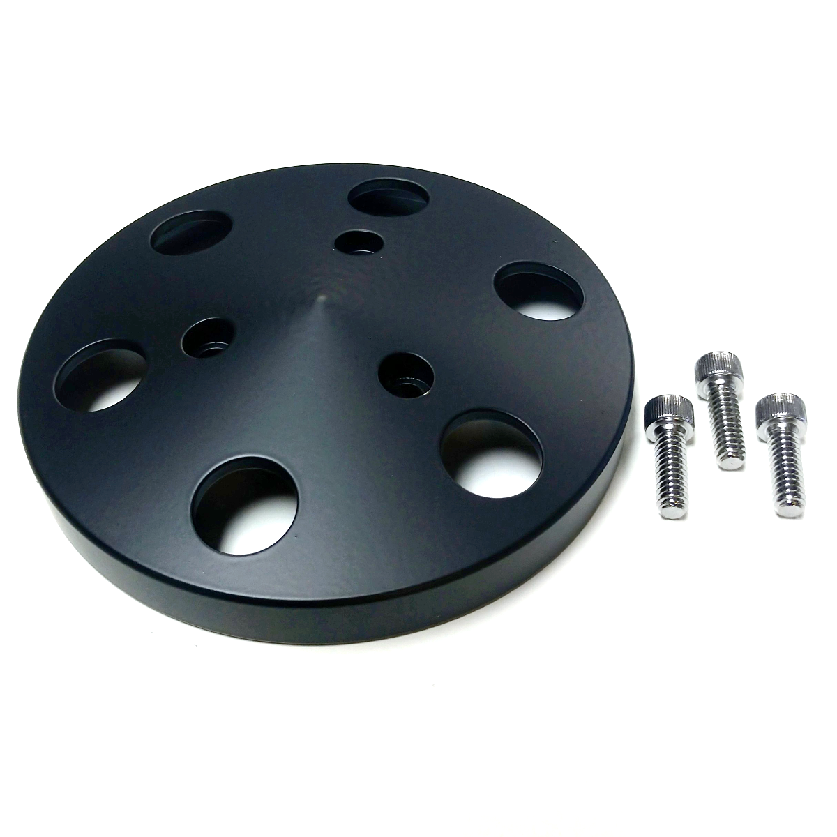 Plolished Aluminum Sanden 508 Style A//C Air Compressor Clutch Cover Faceplate