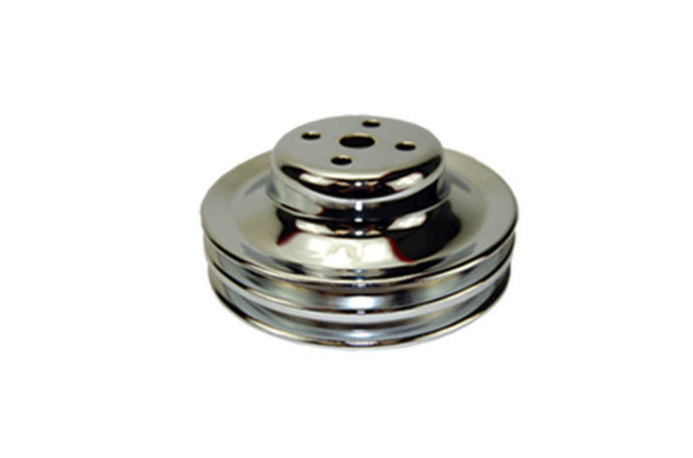 Spectre Performance 4494 Chrome Double Belt Water Pump Pulley for Ford 289