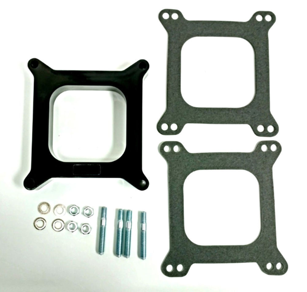 2" Open Square Phenolic Carburetor Spacer Fits Edelbrock Holley SBC