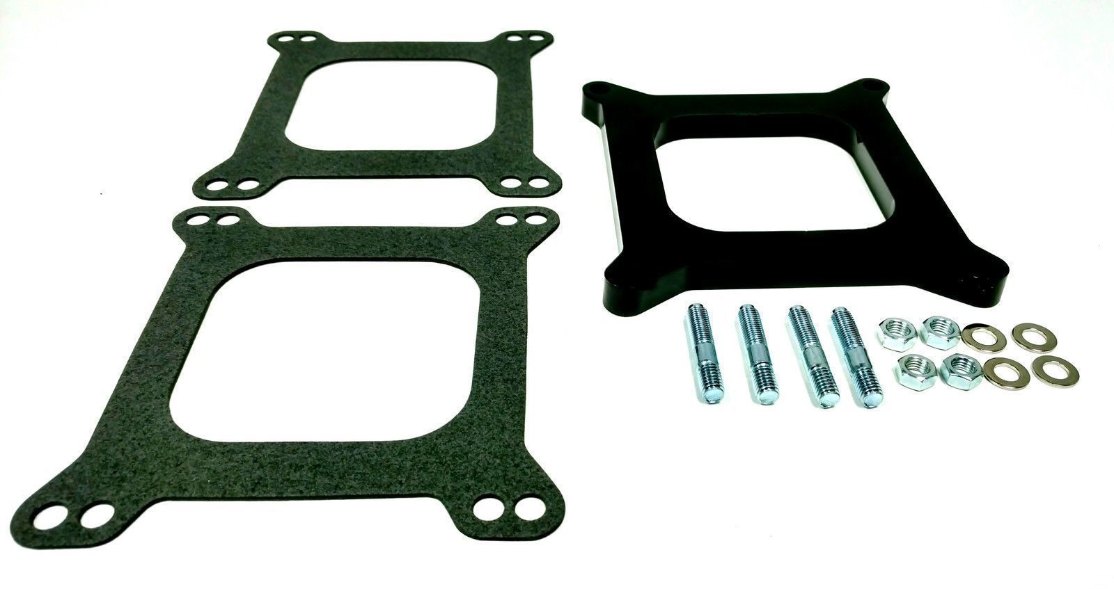 1/2" Open Square Phenolic Carburetor Spacer Fits Edelbrock Holley SBC