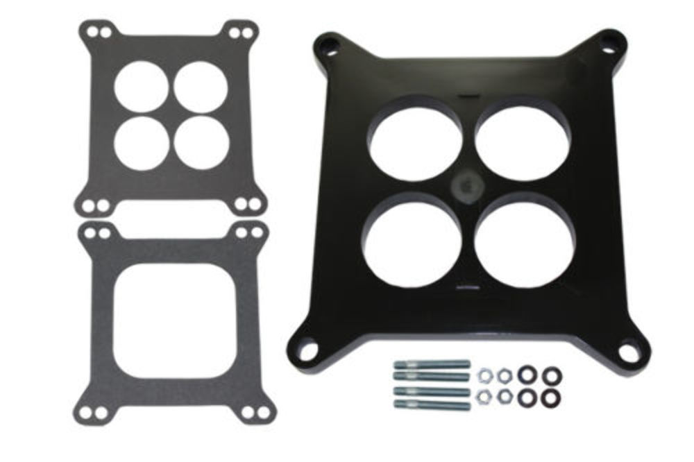 1/2" Ported Phenolic Carburetor Spacer Fits Edelbrock Holley SBC BBC